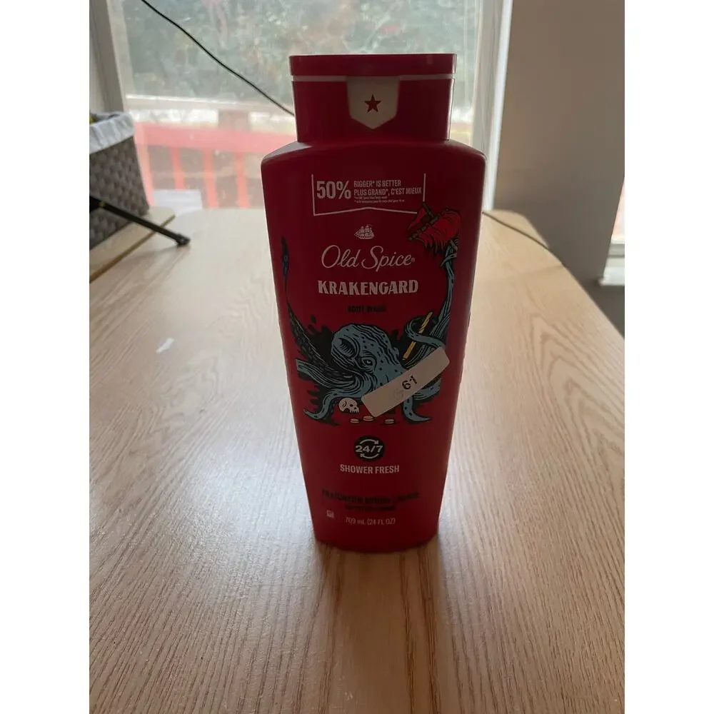 New Mens Old Spice Krakengard Body Wash Shower 🧼 Fresh size 24oz